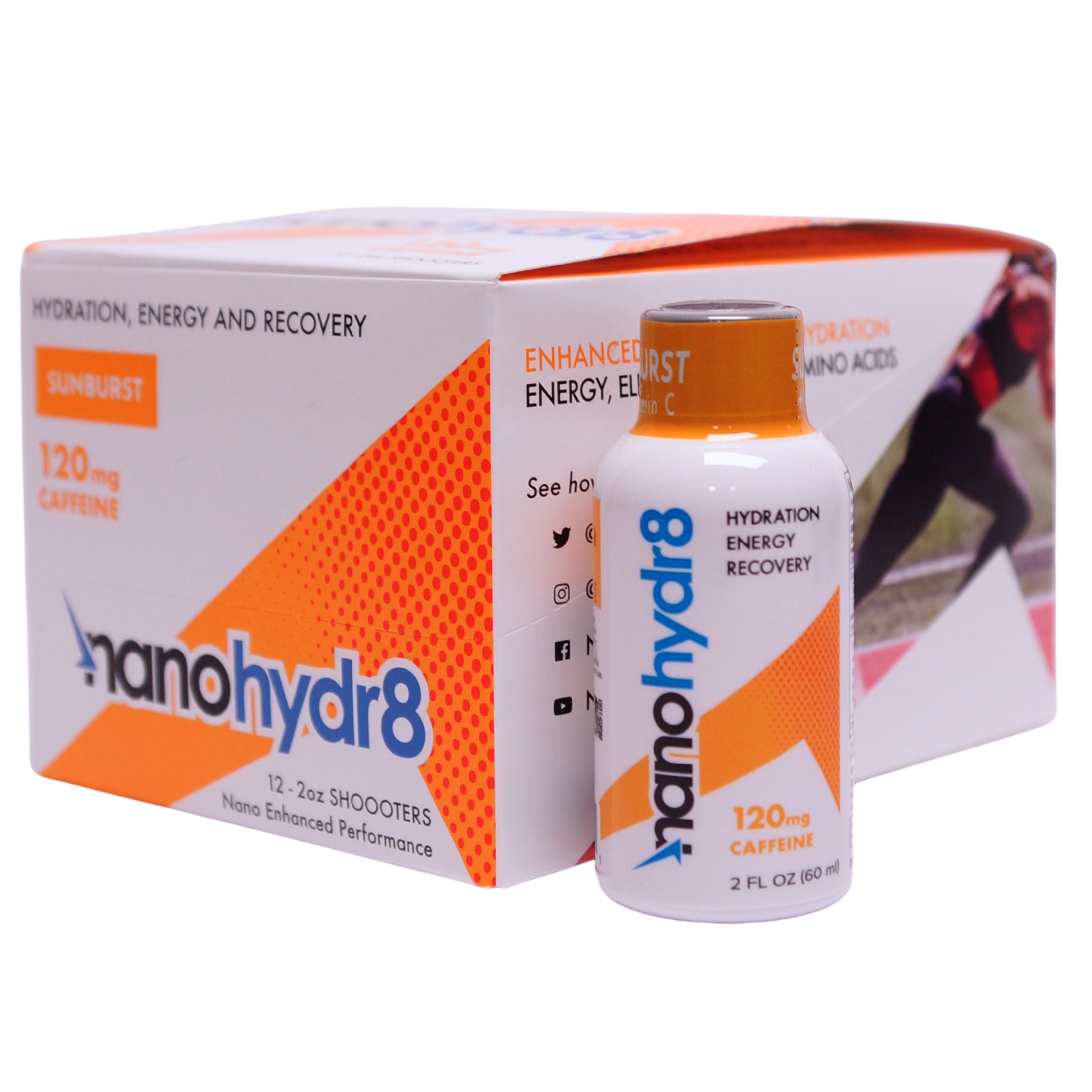 Nanohydr8 Sunburst 100mg | 2 oz Energy Shot